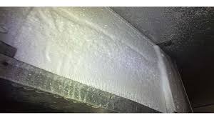 frozen evaporator